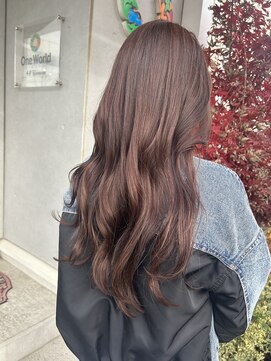 ヘアサロン ワンワールド(Hair Salon One World) カシスブラウン