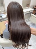 ハイライトダブルカラーイルミナカラー縮毛矯正髪質改善