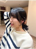 後毛スタイル/顔まわりカット/サイドバング