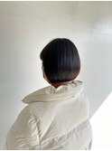 松山市/20代/30代/40代/丸みミニボブ
