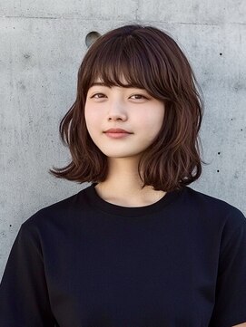 ピリオド(period.) 外ハネボブ/小顔イメチェン/ナチュラルボブ