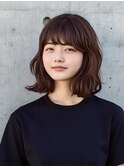 外ハネボブ/小顔イメチェン/ナチュラルボブ