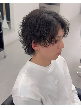 ブライト(BRIGHT) センターパートウルフサーフカール