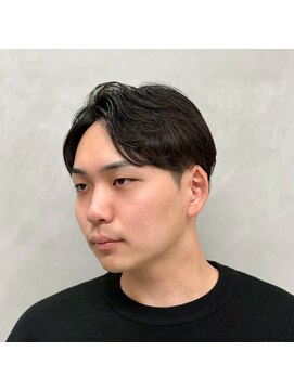 サームマン 人形町(SARM MAN) 落ち着いた印象◎ナチュラルセンターパート/ツーブロック