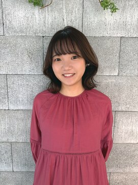 ティーヘア(t.hair) 大人可愛い巻き髪スタイル/2wayシースルーバング/髪質改善カラー