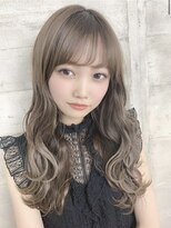 リルミー ミュエナ 大須 矢場町(Lilme myuena)&nbsp;流れる前髪×オリーブベージュ【可愛いヘア専門店Lilme】