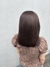【紫外線やエアコンでパサつく髪に◎】カット+カラー+トリートメント￥13200
