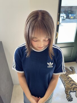 ソルア(soLua) ミルクティーベージュ/ブリーチあり