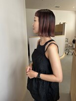 イノセントヘア(innocent.hair)&nbsp;暗髪ボブ×インナーカラー