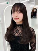 韓国風レイヤーカット髪質改善ダブルカラーハッシュカット