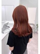 ミッシュバイアーバン(misch by urban.)&nbsp;ブリーチなしピンクカラー／セミロングヘア