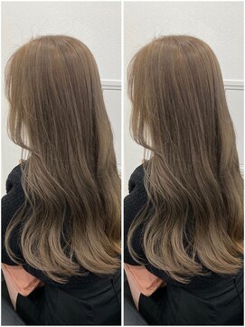 ローリン(Rolling) 【RURI】10代20代/セミロング/グレージュ/福岡天神