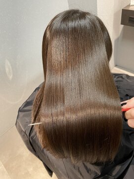 【髪質改善カラー】潤いグレージュ