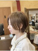 前髪長めショート