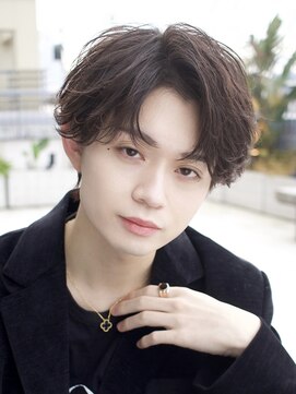 エデアンホンテン メンズサロン(EDEAN 本店 (旧:EDEAN 上通)) フェザーショート熊本メンズ美容室波巻きパーマセンターパート