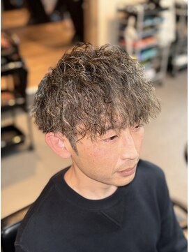 ハイライト×ツイストスパイラルパーマ