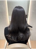 透明感グレージュカラー