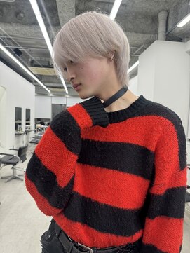 リノート バイ エゴル 太田川(Linoet by ENGOL) メンズハイトーンカラー/シルバーカラー