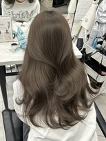 アマトウキョウスマートサロン(AMA TOKYO×Smart Salon) オリーブグレージュ グレージュ 透明感カラー