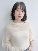 大人ボブ*前髪ありボブ*顔周りカット*髪質改善トリートメント