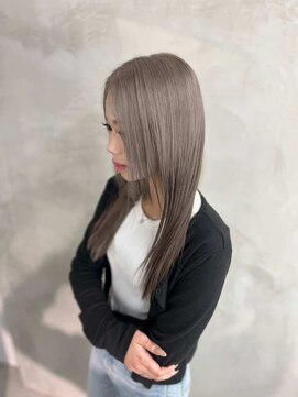 リエンスオーラ(RIENS aura) 【RIENS aura】ミルクティーグレージュ×effectbleach×daichi