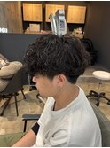 刈り上げセンターパート/波巻きツイストスパイラル/船橋