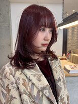 トレンチ(TRENCH)&nbsp;【KOTONA】ブリーチなしカラー チェリーレッド