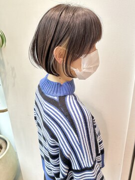 ステアケース ギンザセブン(stair:case ginza7) インナーカラー前下がりボブ