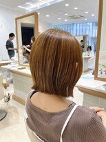 シュヴー 浦安店(CHEVEUX)&nbsp;【浦安】ベージュ/くびレイヤー/外ハネボブ/レイヤー/30代/40代