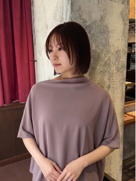 モードケイズ テソロ店(MODE K's) 【王道愛され】切りっぱなしボブ×艶カラー