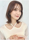 レイヤーボブ/顔まわりレイヤー/ボブ/外ハネボブ/小顔/表参道