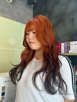 ノーヴァ バイ ボナ 前橋店(nova by bona) 【垢抜け感UP】顔まわりレイヤー×大ぶり韓国風ウェーブ13