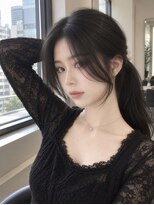 ウィル 京橋店(WiLL)&nbsp;黒髪ロング×結んでも可愛い骨格似合わせ顔周り