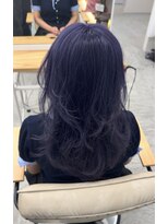 アンドティグルトウキョウ 池袋(&.TIGRE TOKYO)&nbsp;透明感ラベンダーブルー×ロングレイヤー