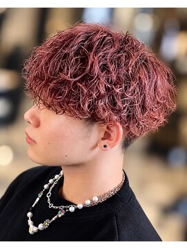 OWN Men's salon【オウン】 ツイストスパイラルパーマ×ダブルカラー