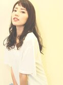 ざっくり前髪が新鮮なエアリー無造作ヘア☆