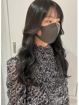 ヨーク(YOKE)&nbsp;【 YOKE 】顔まわりレイヤーサイドバング小顔くびれ韓国ヘアー