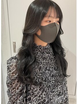 ヨーク(YOKE) 【 YOKE 】顔まわりレイヤーサイドバング小顔くびれ韓国ヘアー