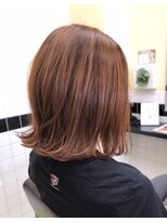 ラッキーヘア 加古川(Lucky Hair)&nbsp;オレンジカラー/外ハネボブ【シン】