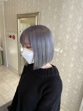 ヘアスタジオ アルス 御池店(hair Studio A.R.S) ハイトーンシルバーグレー #メルティーカラー