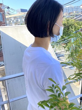 オーシャン(Ocean) ［OCEAN Hair&Life 水田成美］スッキリ☆前髪なしショートボブ