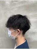 緩めツイストパーマ