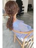 カットカラー+12枚ハイライト+3stepトリートメント ￥10500