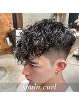 ヘアメイクランタン (Hair Make LANTERN) 【スペインカール】メンズパーマ #京都#山科#椥辻#ブラック