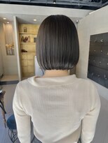 ヘアー アイス ルーチェ(HAIR ICI LUCE) ボブ、オリーブグレージュ/林