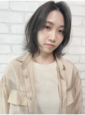 外ハネスタイル