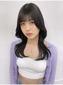 ●シアーブラック 髪質改善 レイヤー ワンホンヘア