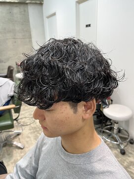 ヘアーラボ ハチ(HAIR LABO HACHI) マッシュパーマ 波巻きパーマ