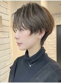 ショートヘア/ボブ/可愛い丸み/簡単スタイリング/20代30代