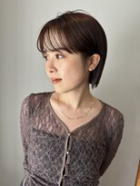 ガーランド (Garland)&nbsp;切りっぱなしボブ/シースルーバング/前髪/原宿神宮前